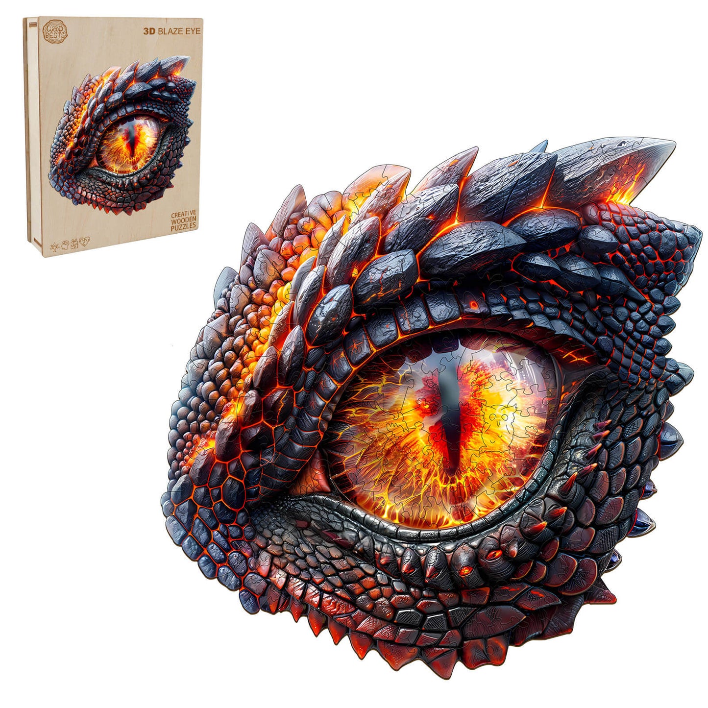 3D Blaze Eye Wooden Jigsaw Puzzle | LKWooden