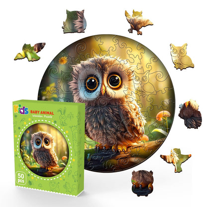 Owl Wooden Jigsaw Puzzle For Kids