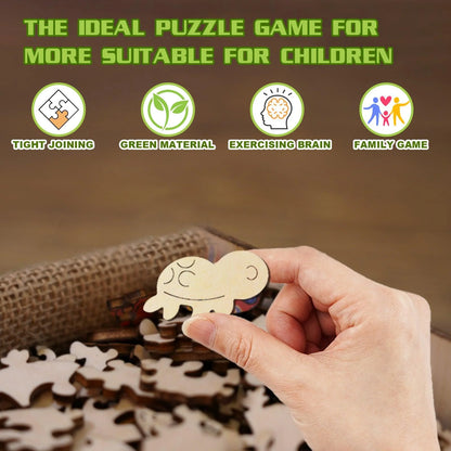 Turtle Wooden Jigsaw Puzzle For Kids