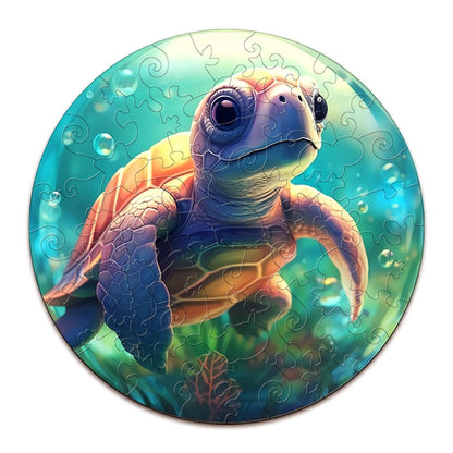 Turtle Wooden Jigsaw Puzzle For Kids