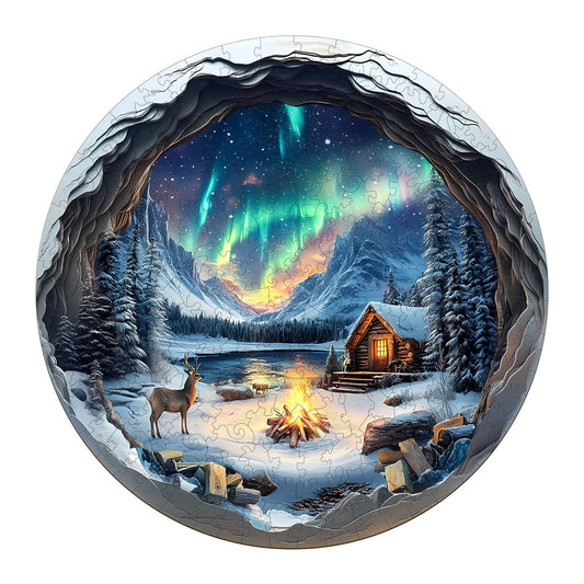 3D Aurora World Wooden Jigsaw Puzzle | LKWooden