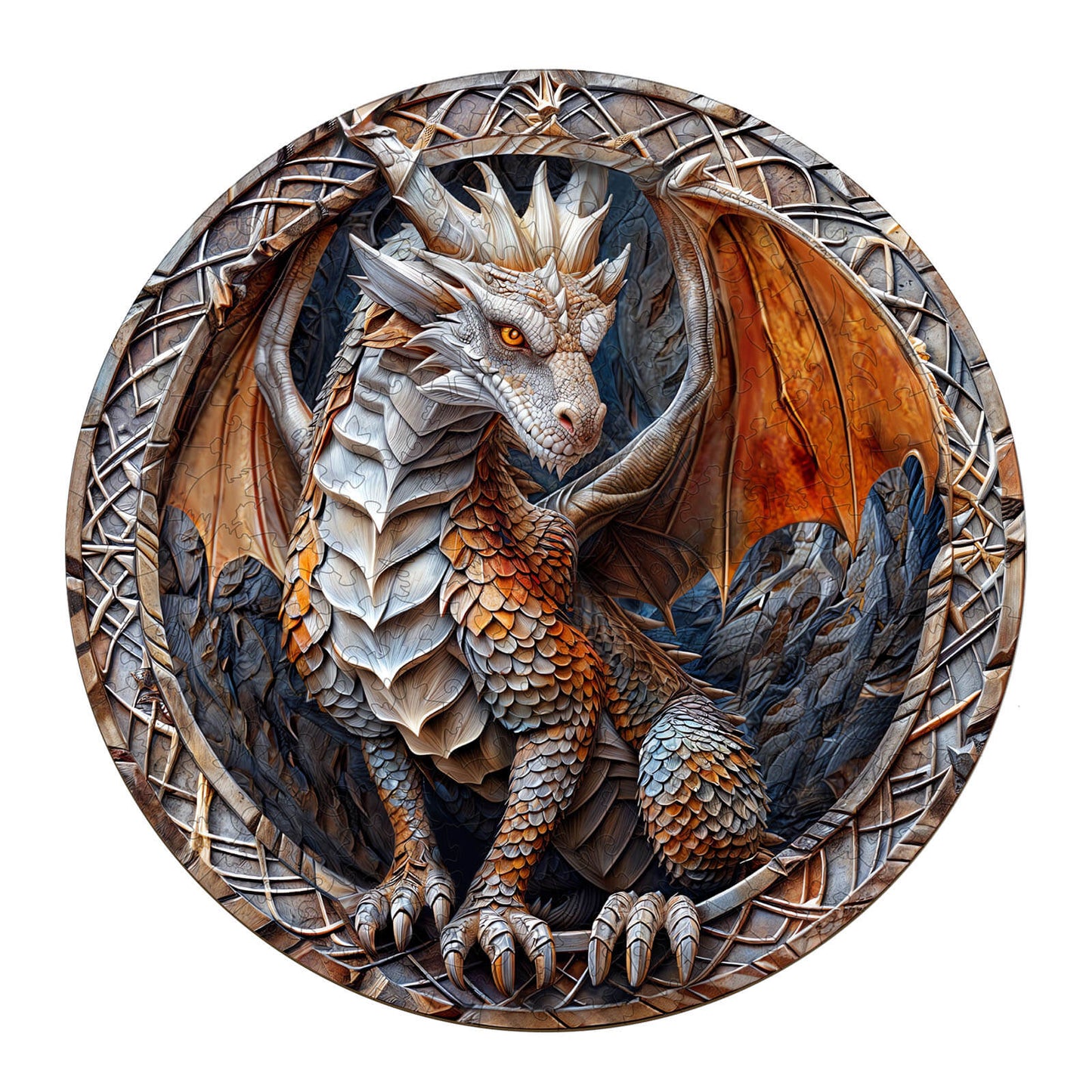 3D Cave Dragon Wooden Jigsaw Puzzle | LKWooden