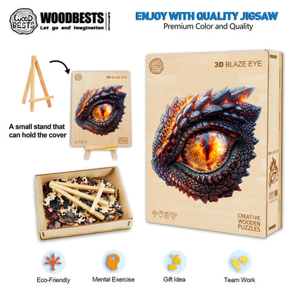 3D Blaze Eye Wooden Jigsaw Puzzle | LKWooden