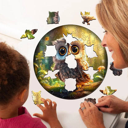 Owl Wooden Jigsaw Puzzle For Kids