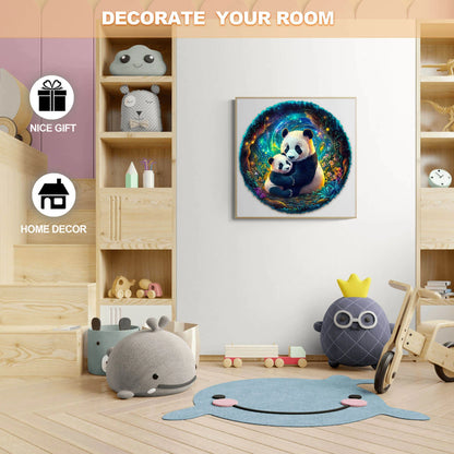 3D Panda Family Wooden Jigsaw Puzzle | LKWooden