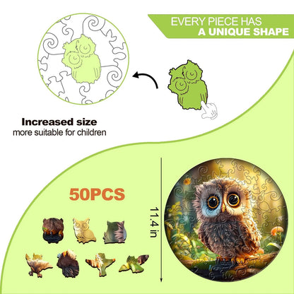 Owl Wooden Jigsaw Puzzle For Kids