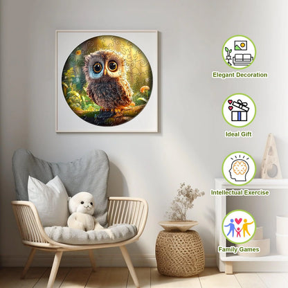 Owl Wooden Jigsaw Puzzle For Kids