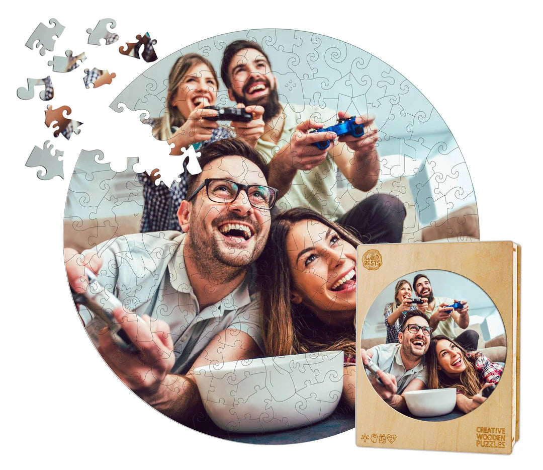 Personalized Photo Wooden Puzzle - Friendship Theme | LKWooden