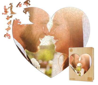 Personalized Photo Wooden Puzzle - Love Theme | LKWooden