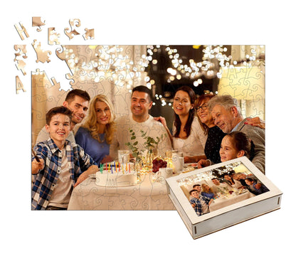 Personalized Photo Wooden Puzzle - Birthday Theme | LKWooden